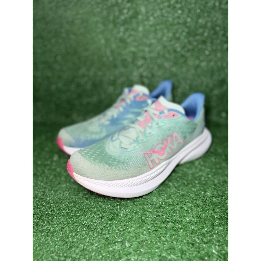 Hoka One One Mach 6 Womens Size 10 B Blue Running Shoes Comfort Walking Sneakers
